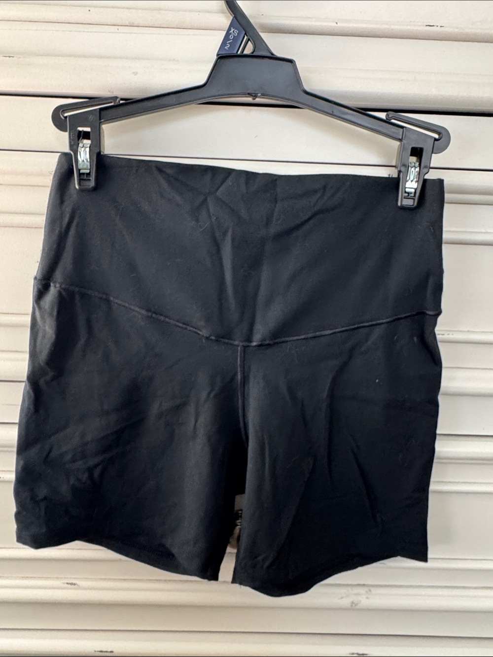 Danskin Black High-Waist Bike Shorts
